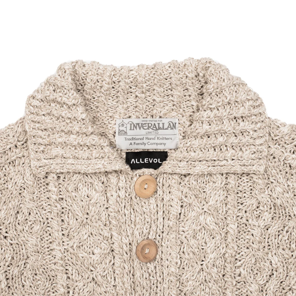 Inverallan x Allevol Cotton Linen Cardigan 3A — Allevol